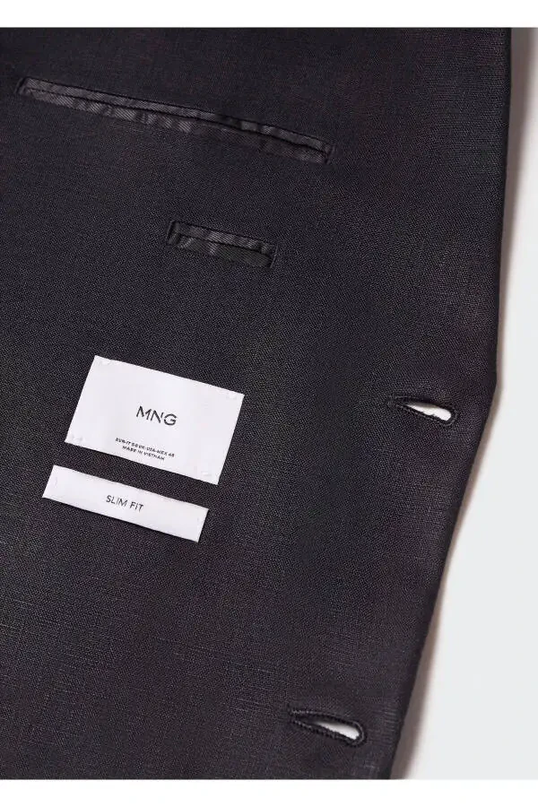 Black Men's Jacket 47005599 - 5