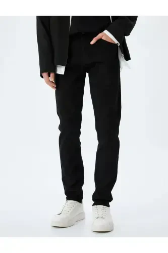 Black Men's Jeans 5SAM40048ND-BLACK - KOTON (1)