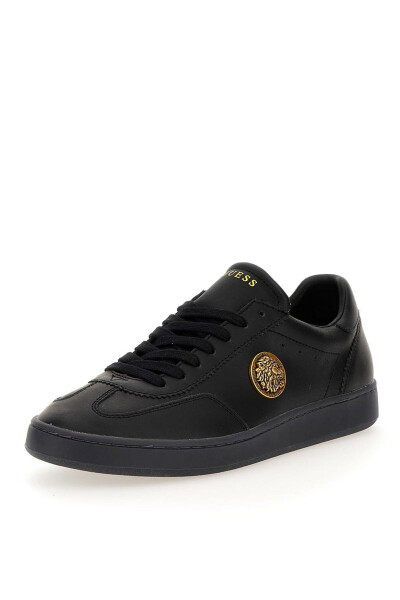 Black Men's Leather Sneaker FANO - 6