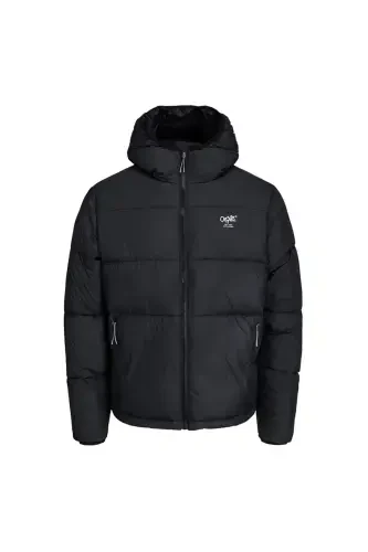 Black Men's Puffer Jacket 12238878_JORSTEAD PUFFER JACKET - 7