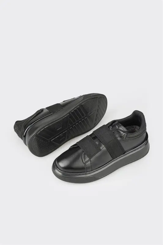 Black Men's Sneakers - 3