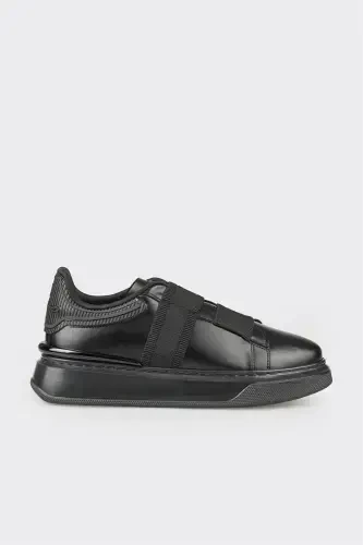 Black Men's Sneakers - 1
