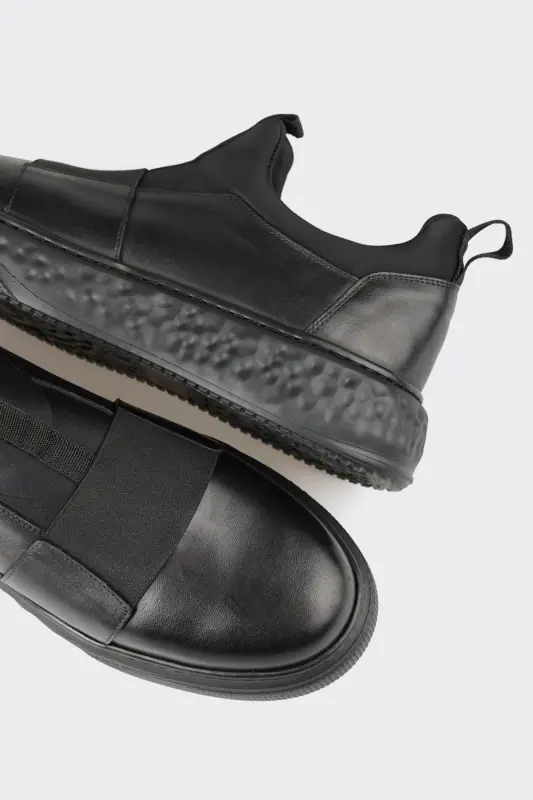 Black Men's Sneakers - 5