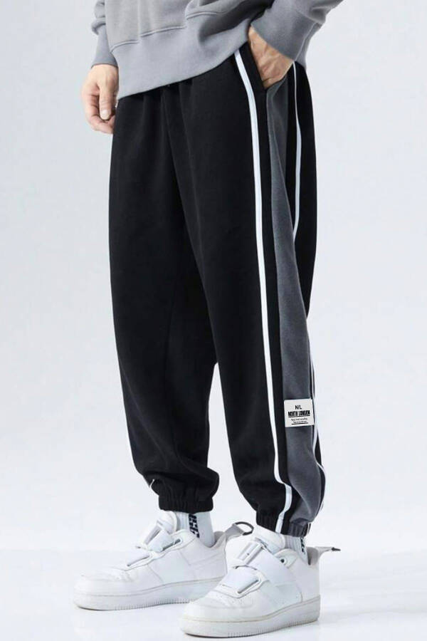 Black Men's Sweatpants - 3