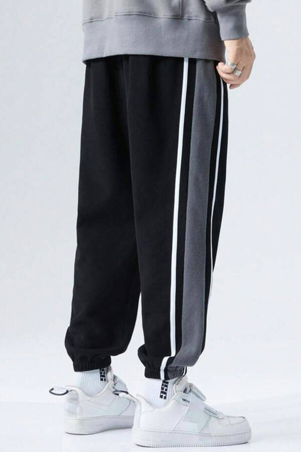 Black Men's Sweatpants - 4