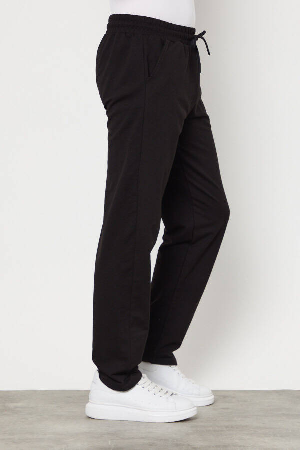 Black Men's Sweatpants - 3