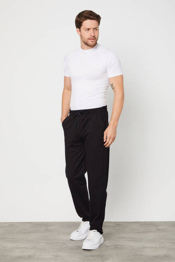 Black Men's Sweatpants - 4