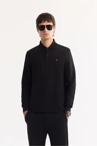 Black Men's Sweatshirt - 1