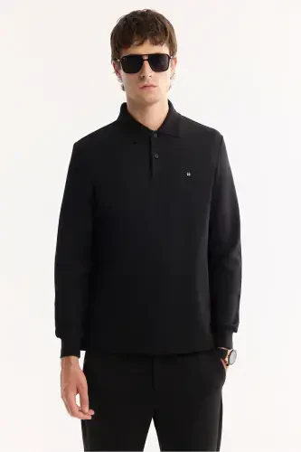 Black Men's Sweatshirt - AVVA (1)