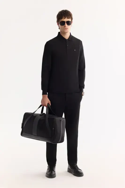 Black Men's Sweatshirt - 6