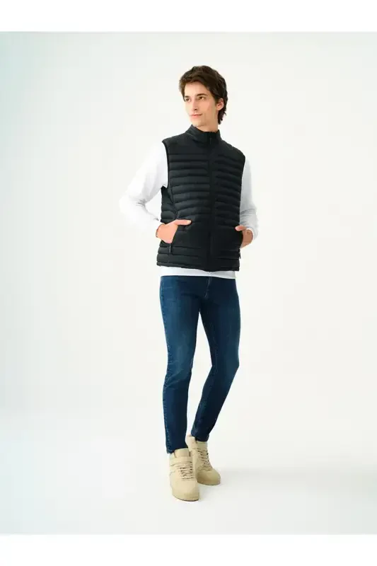 Black Men's Vest - 2