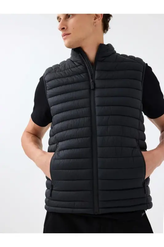 Black Men's Vest - 1