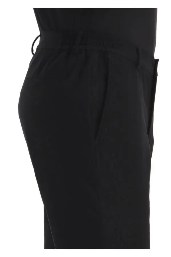 Black Micro Knit Suit - 5