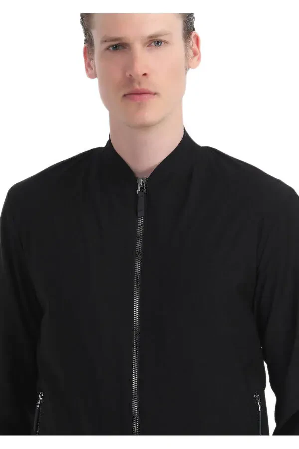 Black Micro Knit Suit - 6