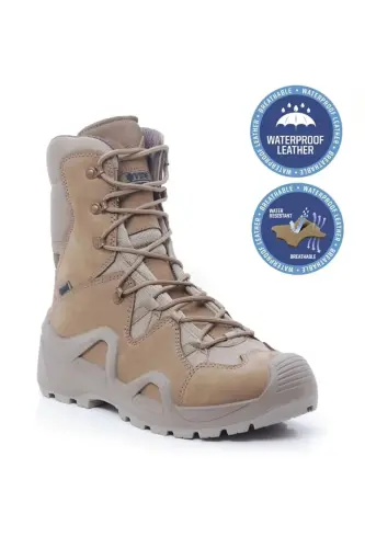 Black Military boot WATERPROOF Winter Men's Trekking Sneaker Water&Cold Proof thermal Tactical boot-beige - SCOOTER (1)