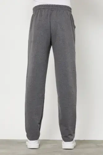 Black-Navy-Anthracite 3-Pack Men's Straight Leg Relaxed Fit Sweatpants Premium Fabric-Black - 6