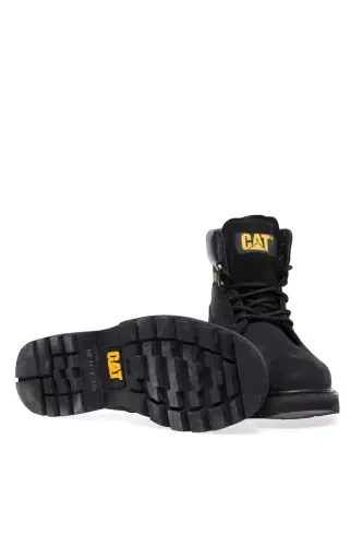 Black Nubuck Men's Boot 015M100031-BLACK - 5