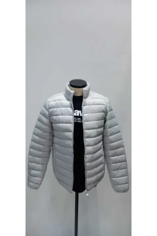 Black Padded Jacket 0110016-STONE - MAVI