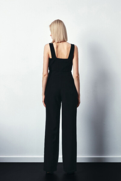 Black Pants with Waist Detail - 6