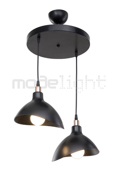 Black Pendant Chandelier Bedroom Living Room Kitchen Corridor Lamp - 4