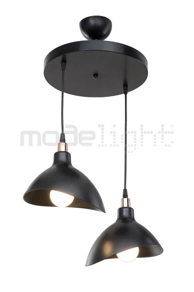 Black Pendant Chandelier Bedroom Living Room Kitchen Corridor Lamp - 4