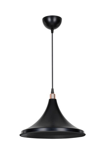 Black Pendant Chandelier Bedroom Living Room Kitchen Corridor Lamp - 4