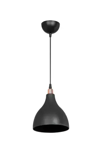 Black Pendant Chandelier Bedroom Living Room Kitchen Hallway Lamp-Black - 3