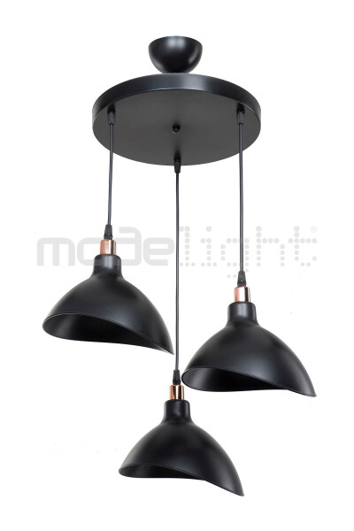 Black Pendant Light Bedroom Living Room Kitchen Hallway Lamp - 2