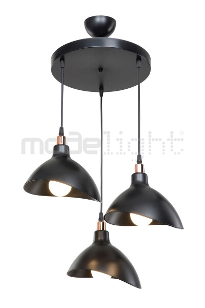 Black Pendant Light Bedroom Living Room Kitchen Hallway Lamp - 3