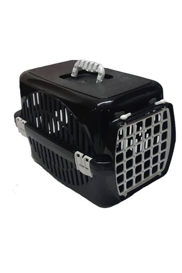 Black Pet Carrier for Cats and Dogs - 1