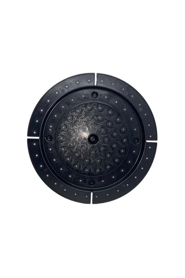 Black Planter with Wheels 48 Liters - 3