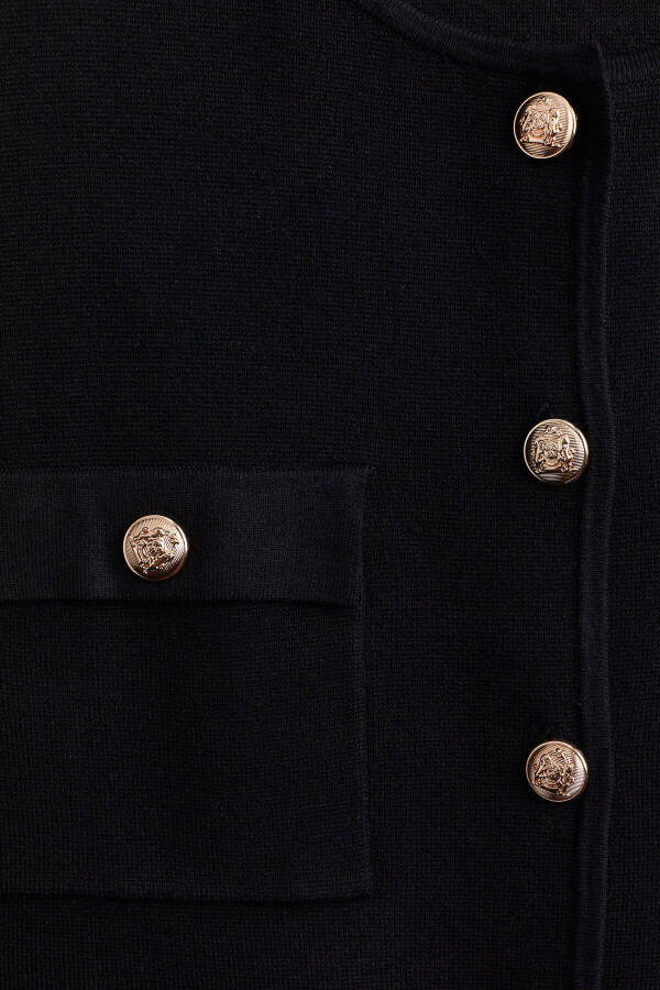 Black pocket detailed cardigan - 13