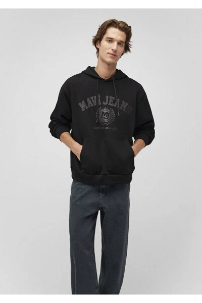 Black Printed Sweatshirt 0s10201-900 - MAVI (1)