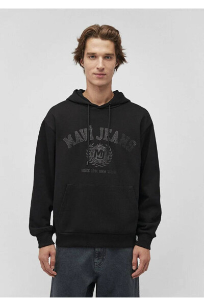 Black Printed Sweatshirt 0s10201-900 - 3