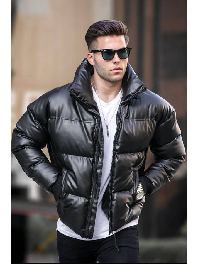 Black Puffer Jacket 5632 - 5