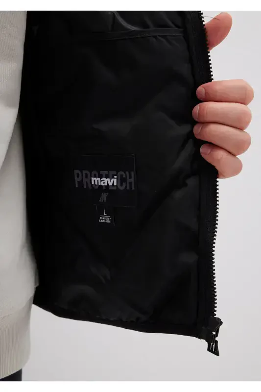 Black Puffer Vest - 6