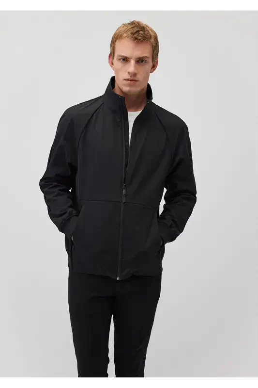Black, regular fit jacket. - MAVI