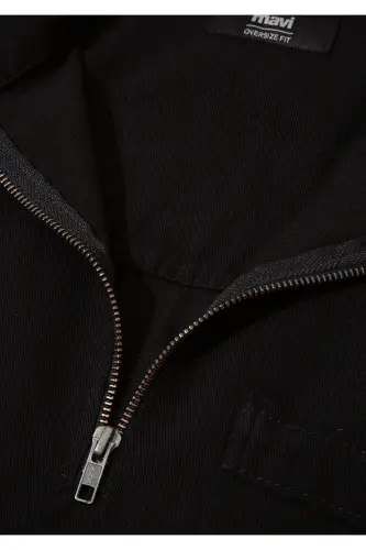 Black Shirt Oversize / Loose Fit 0211137-900 - 8