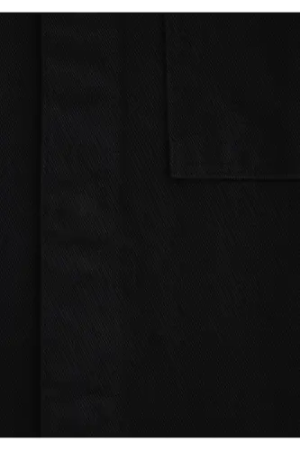 Black Shirt With Pocket Detail Regular Fit - 7