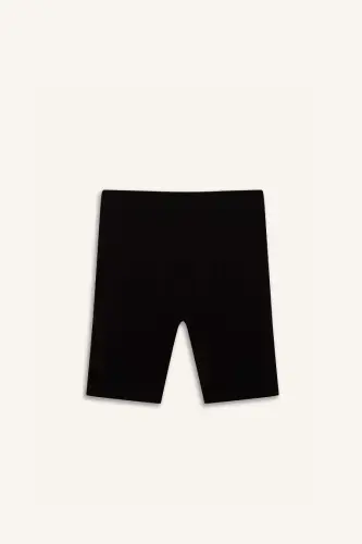 Black Short Leggings for Girls - DEFACTO (1)