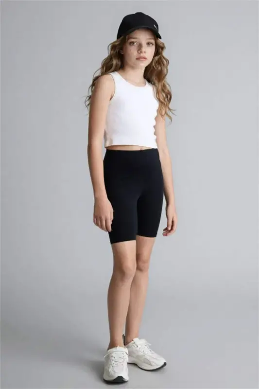 Black Short Leggings for Girls - DEFACTO