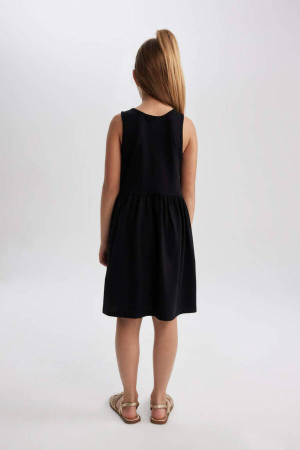 Black Sleeveless Dress for Girls - 5