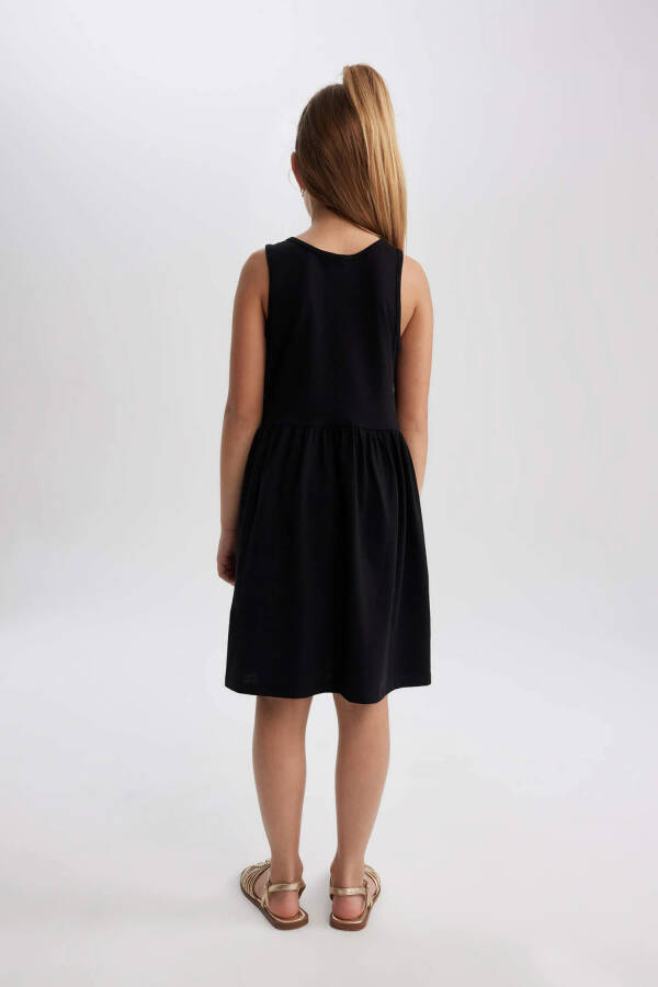 Black Sleeveless Dress for Girls - 7