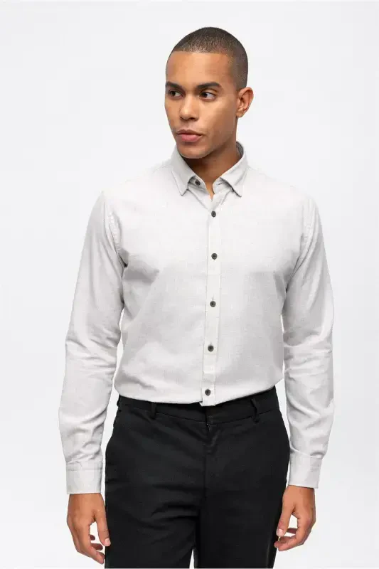 Black Smart Fit Cotton Chino Pants with Elastic Waistband - 3