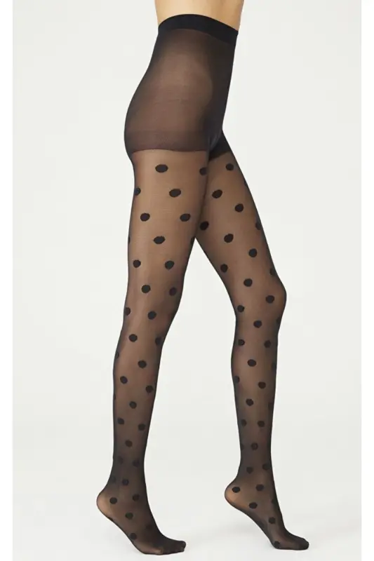 Black Style Tights-BİGDOTS - PENTI