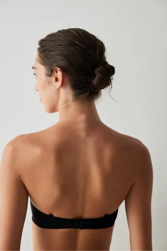Black Supportive Pop Up Padded Bra - 7