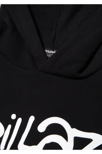 Black Sweatshirt 0s10181-900 - 5