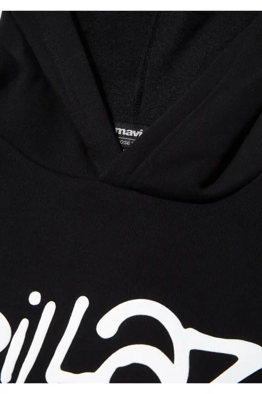 Black Sweatshirt 0s10181-900 - 5