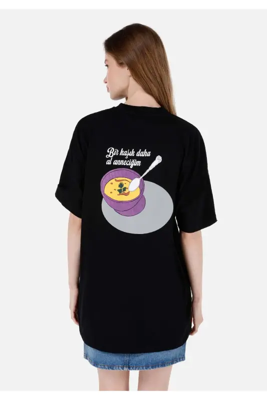 Black T-shirt with UNISEX Lilseb Slogan - 2