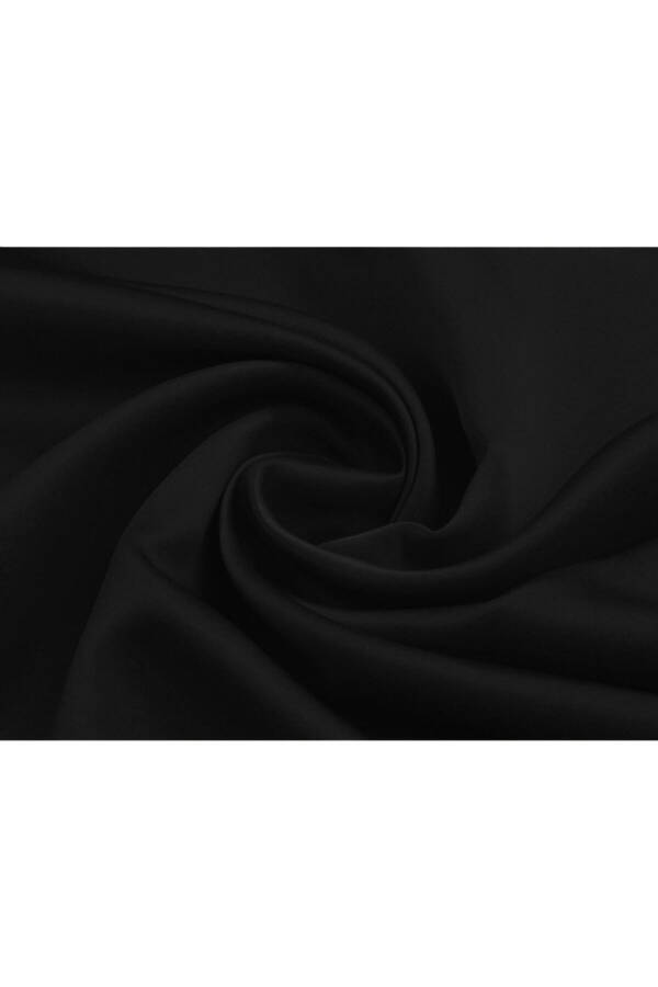 Black Thermal 100% Light Blocking Blackout Dimout Curtain (W X H) - 9